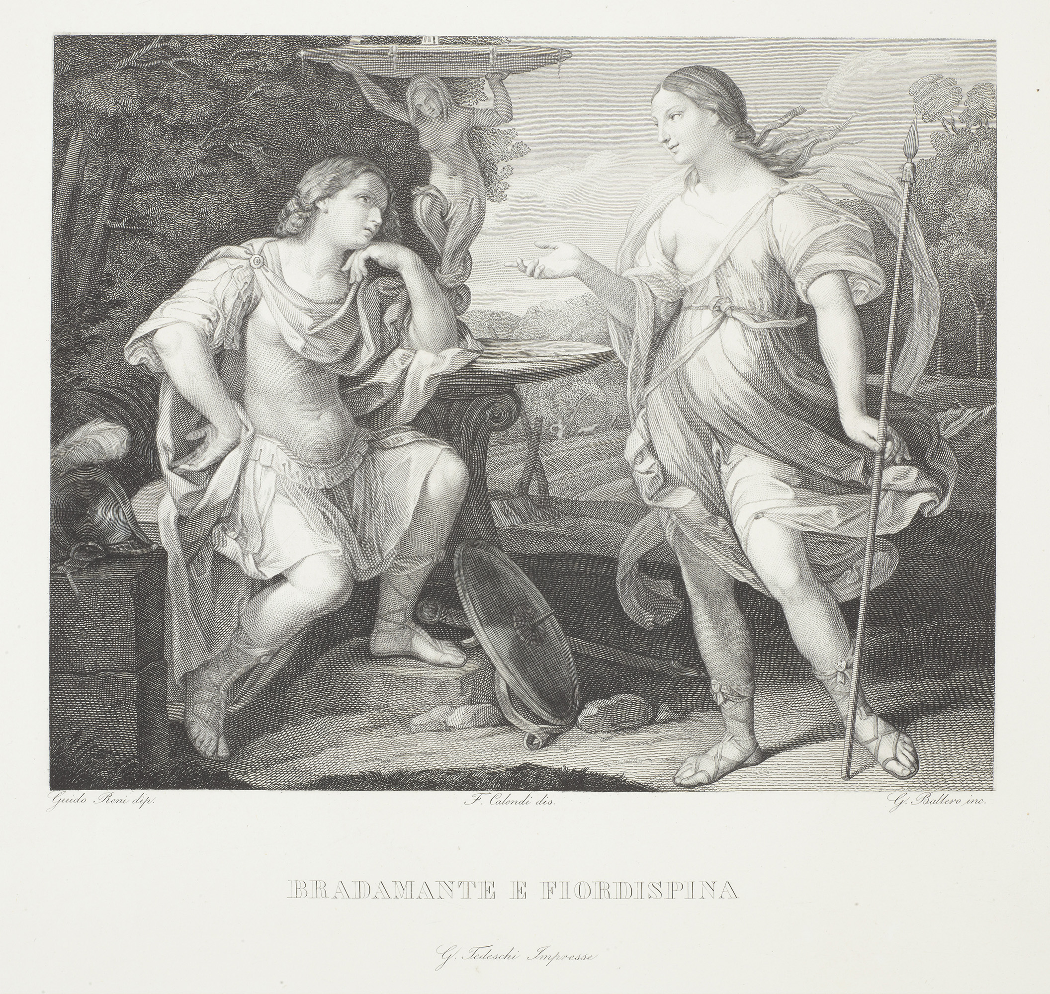 Encounter of Bradamante and Fiordispina